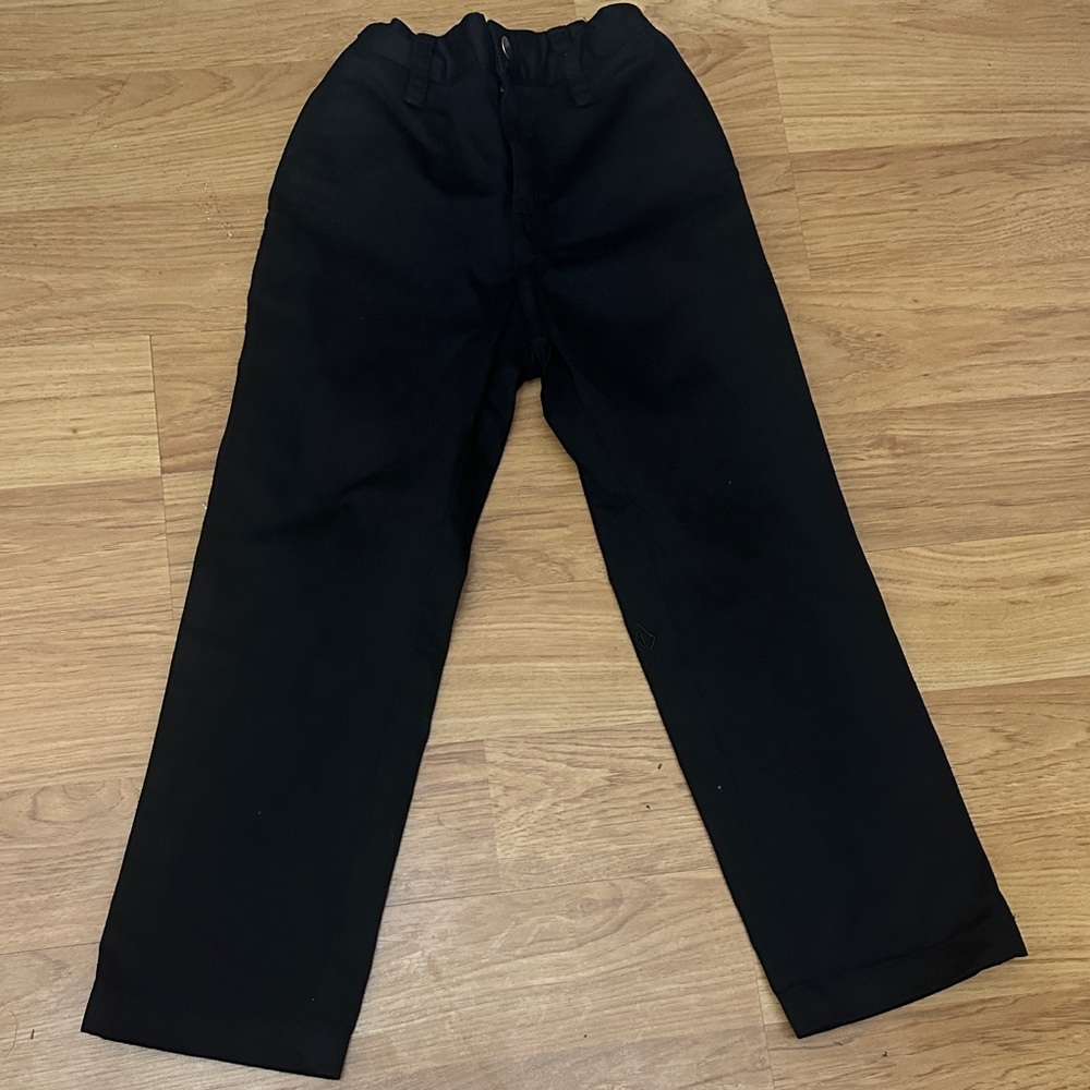 Volcom Black Dress Formal Pants Toddler Boys adjustable waistband Size 5 nwot